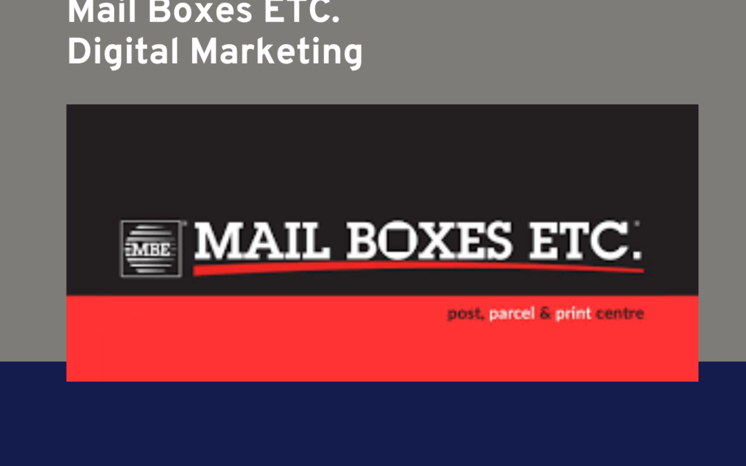 Projeto de MKT Digital Mail Boxes ETC.
